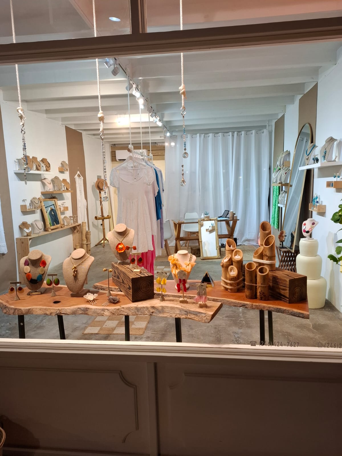 Handmade Bamboo-Framed Mirrors