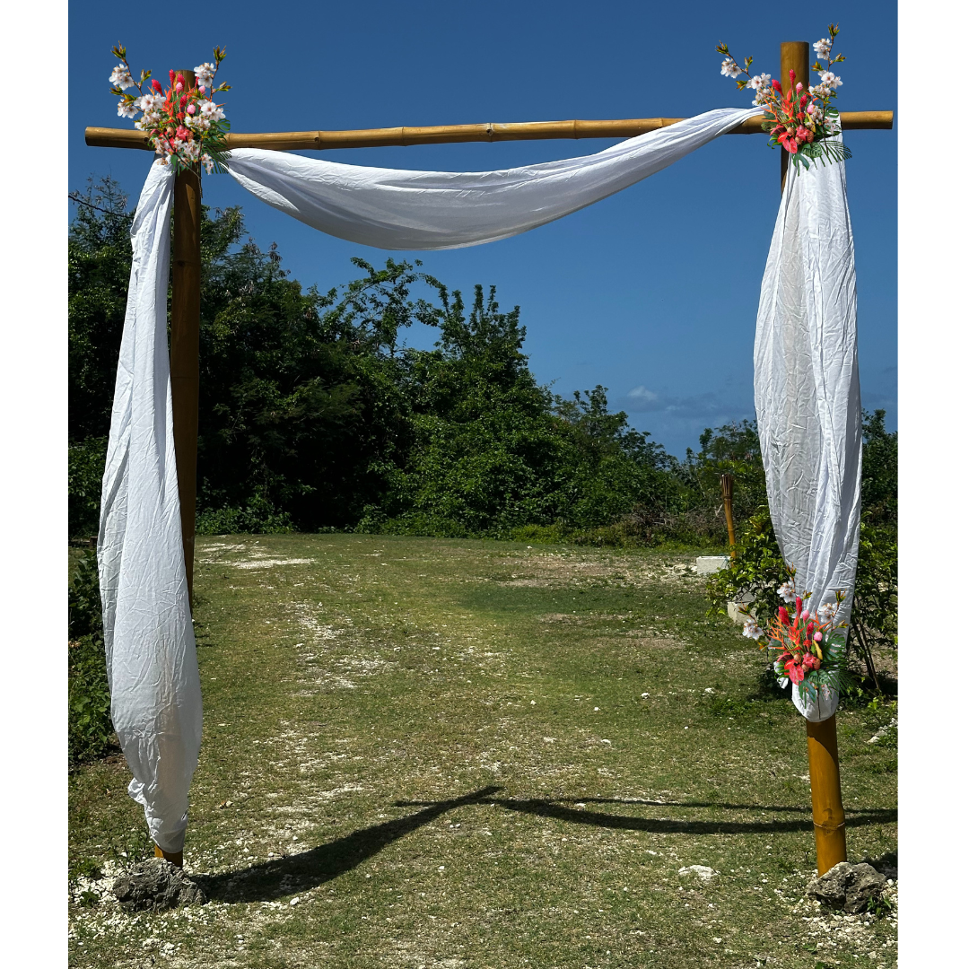 Standard Bamboo Wedding Arch (Event Rental)