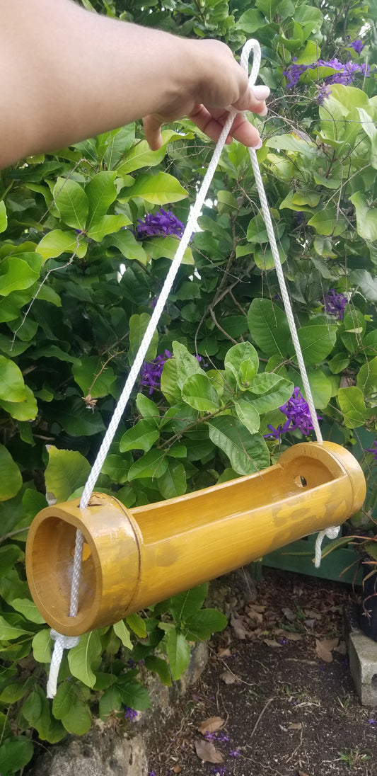 Hanging Bamboo Planter