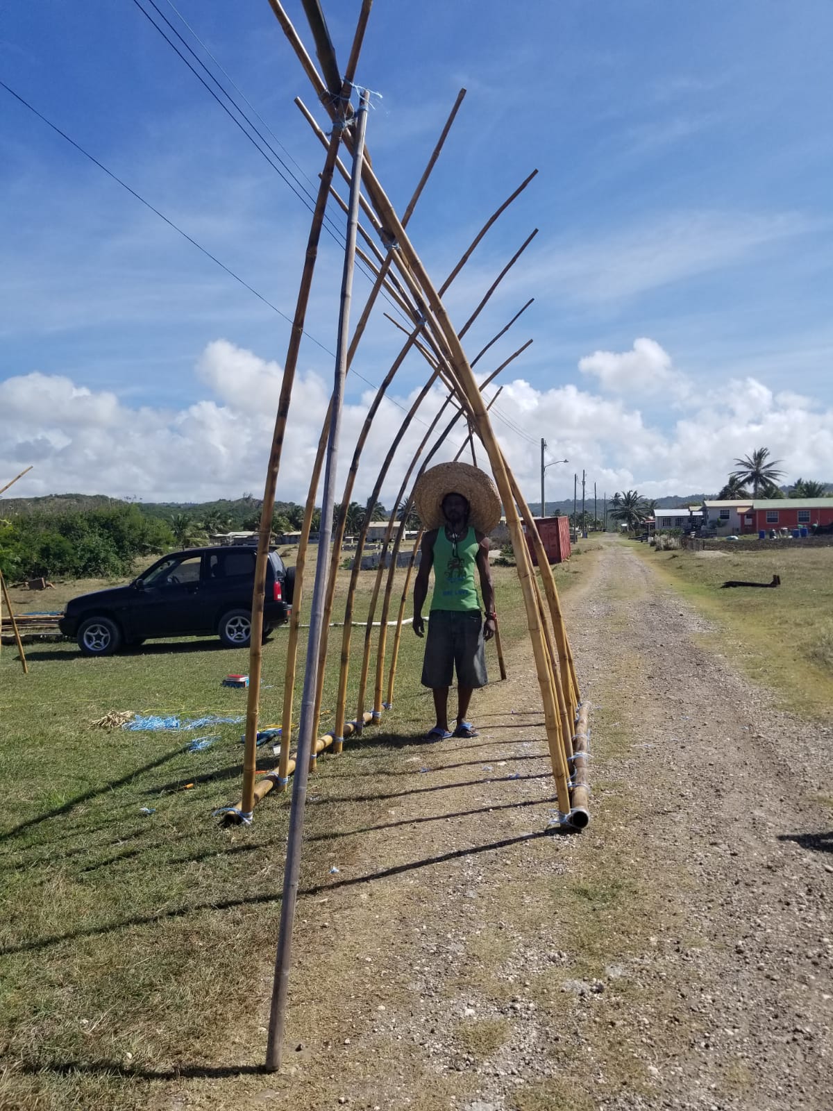 Bamboo Dome Entryway