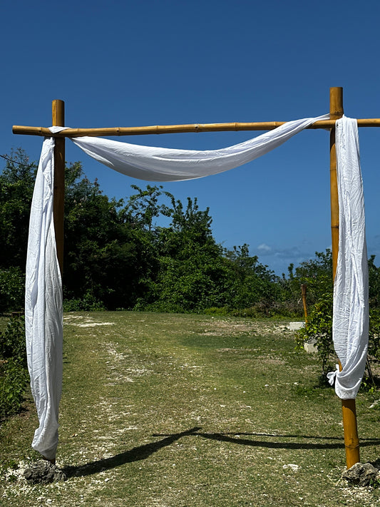 Standard Bamboo Wedding Arch (Event Rental)