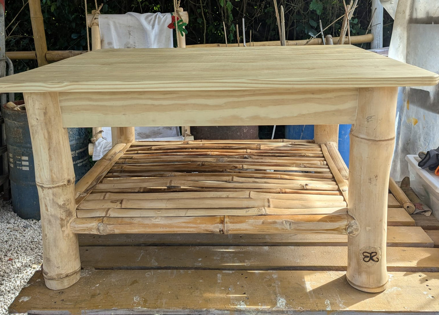 Handmade Bamboo Coffee Table