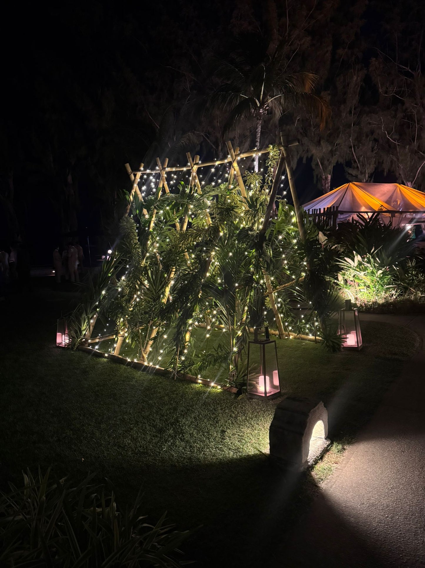 A-Frame Bamboo Entryway Dome