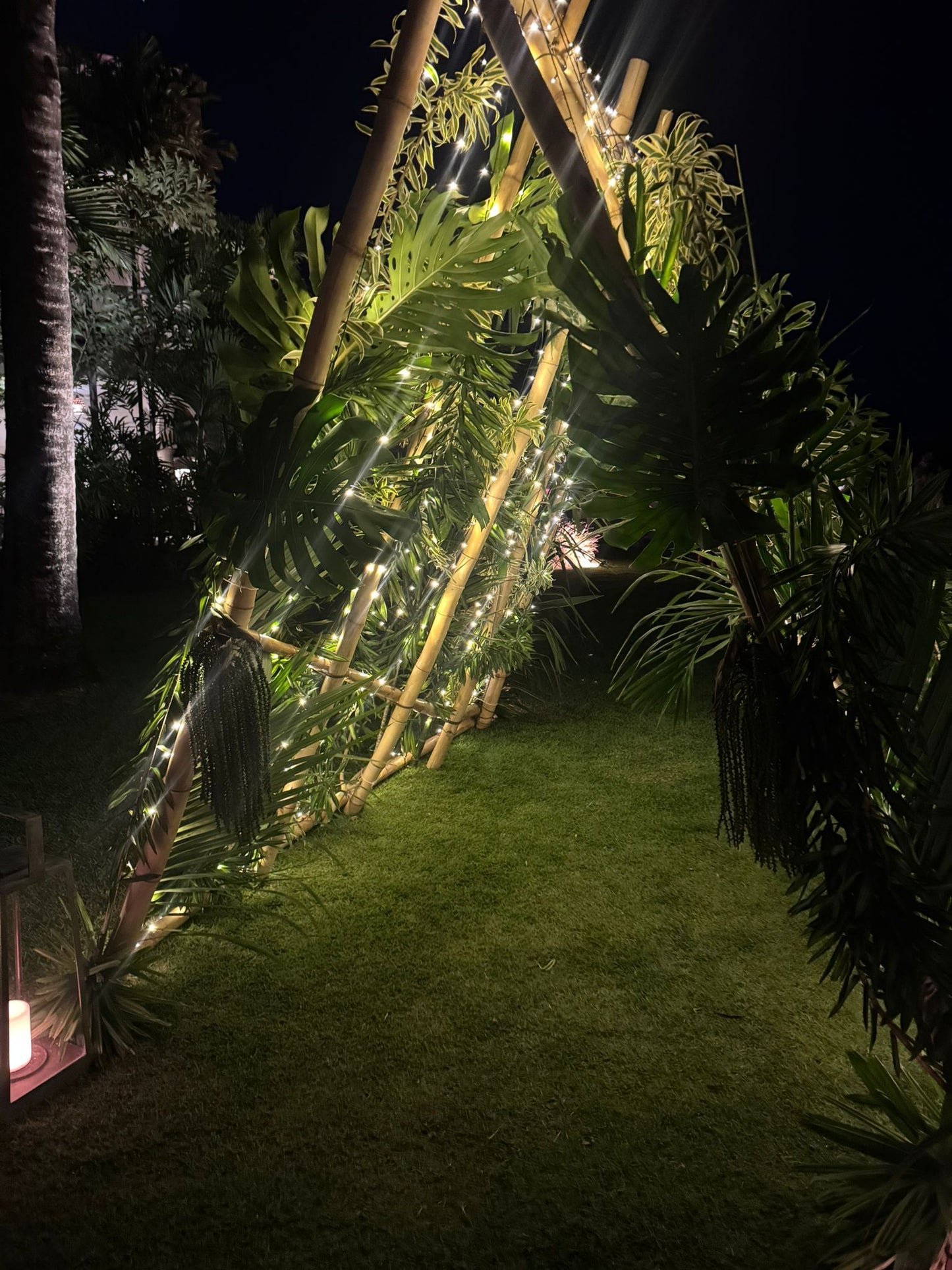 A-Frame Bamboo Entryway Dome