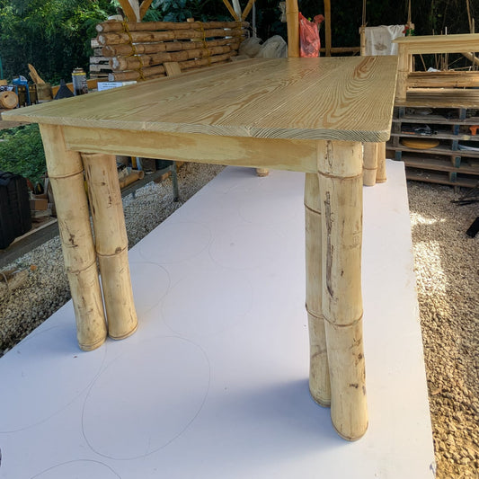Handmade Bamboo Dining Table