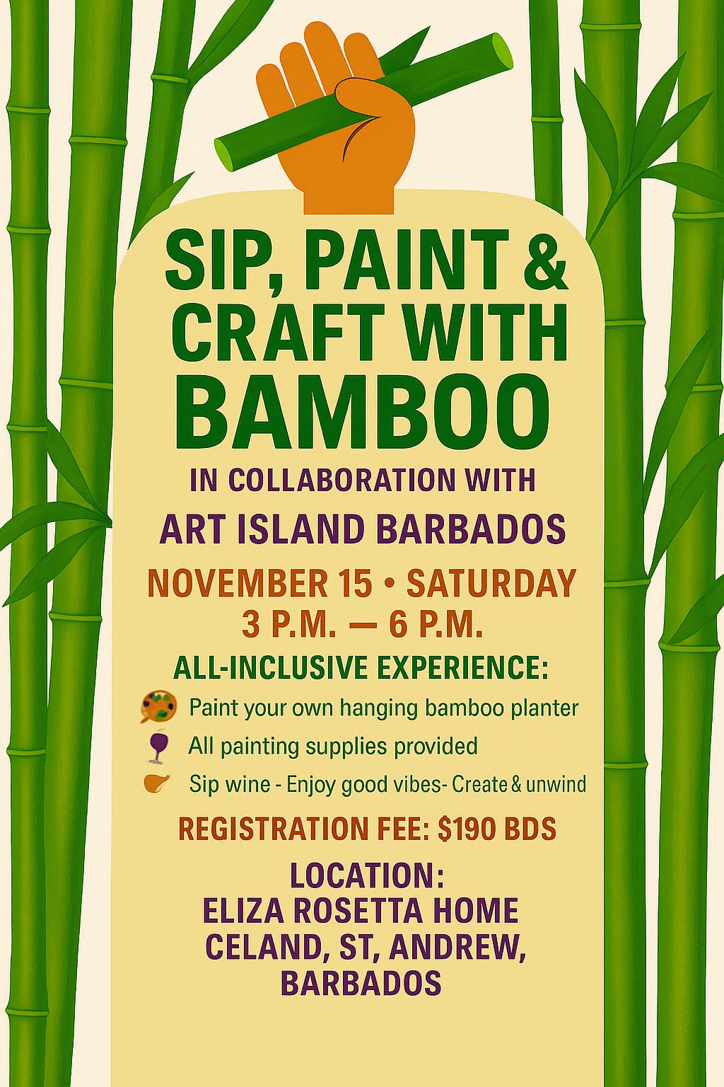Craft, Sip & Paint Workshop