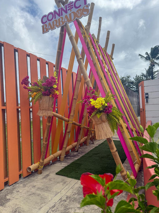 A-Frame Bamboo Entryway Dome